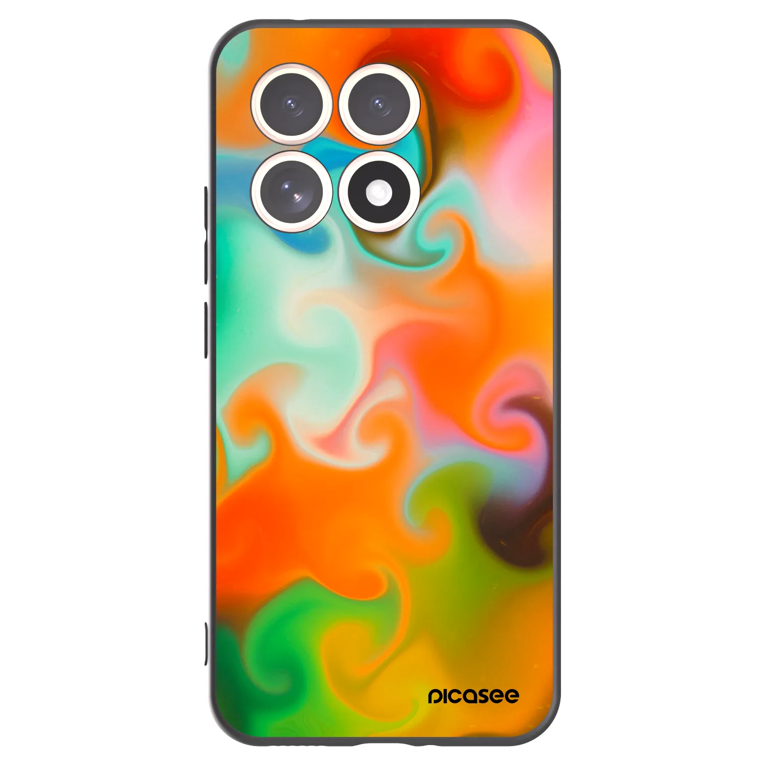 Picasee husă neagră din silicon pentru Xiaomi 15T - Juice