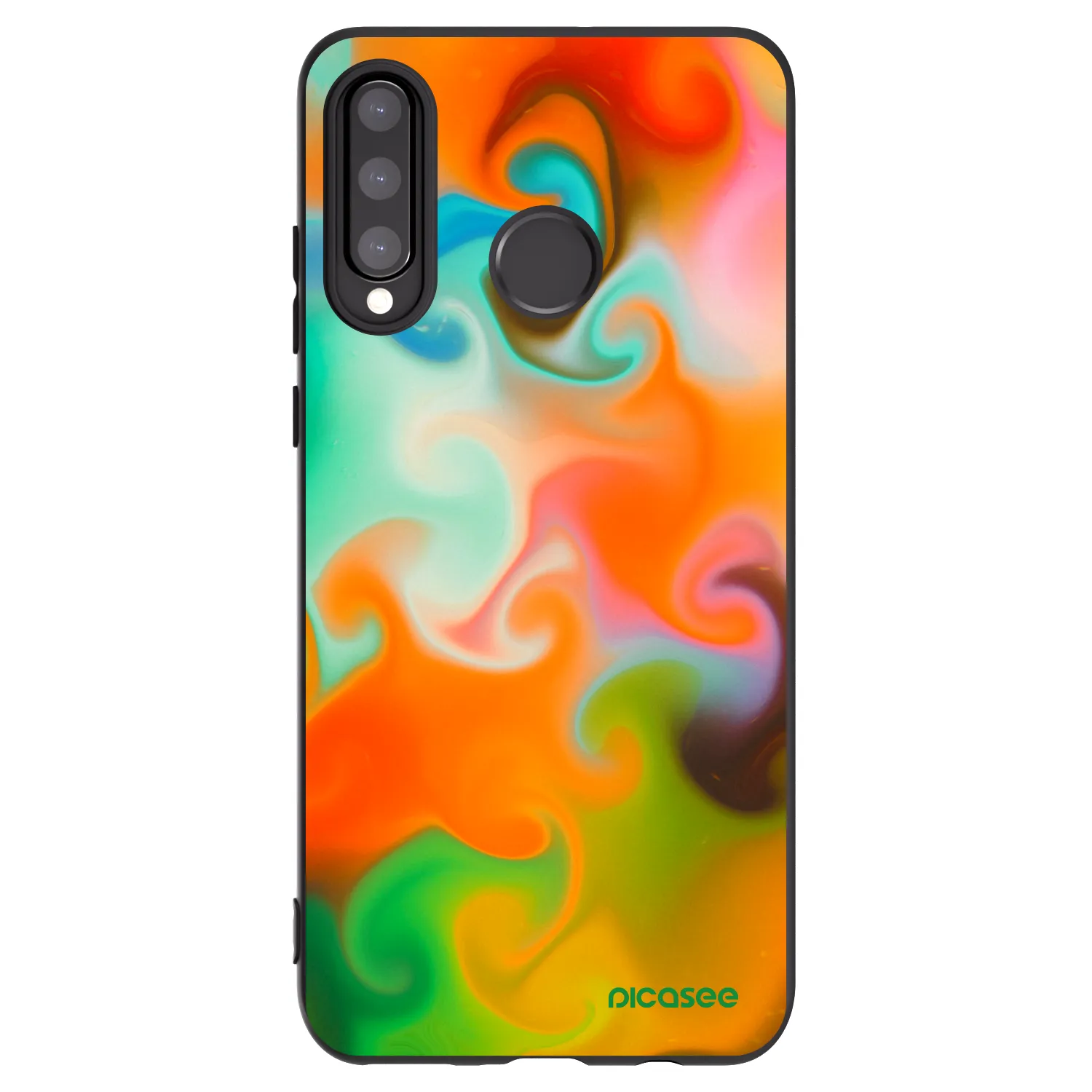 Picasee husă neagră din silicon pentru Huawei P30 Lite - Juice
