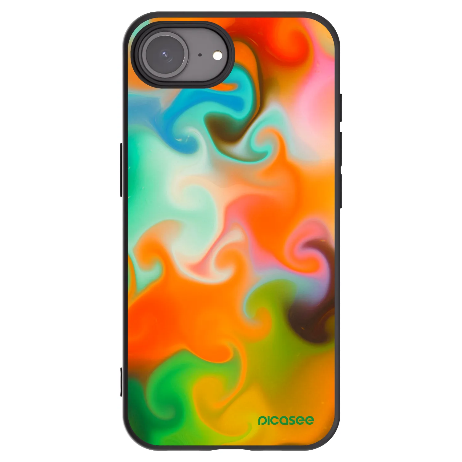 Picasee husă neagră din silicon pentru Apple iPhone 17e - Juice