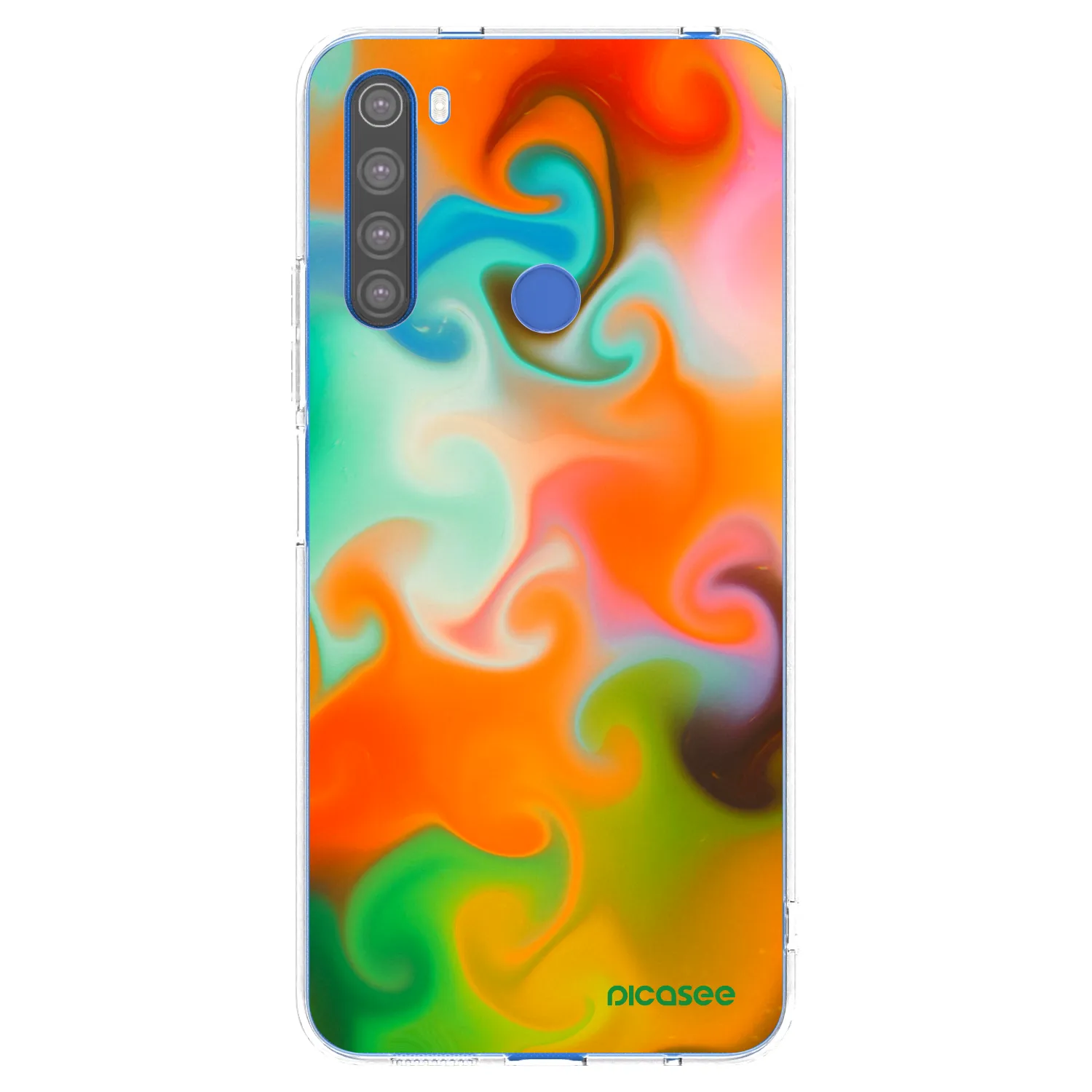 Picasee husă transparentă din silicon pentru Xiaomi Redmi Note 8T - Juice