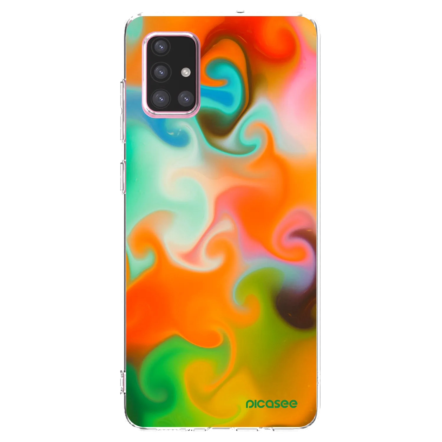 Picasee husă transparentă din silicon pentru Samsung Galaxy A71 A715F - Juice