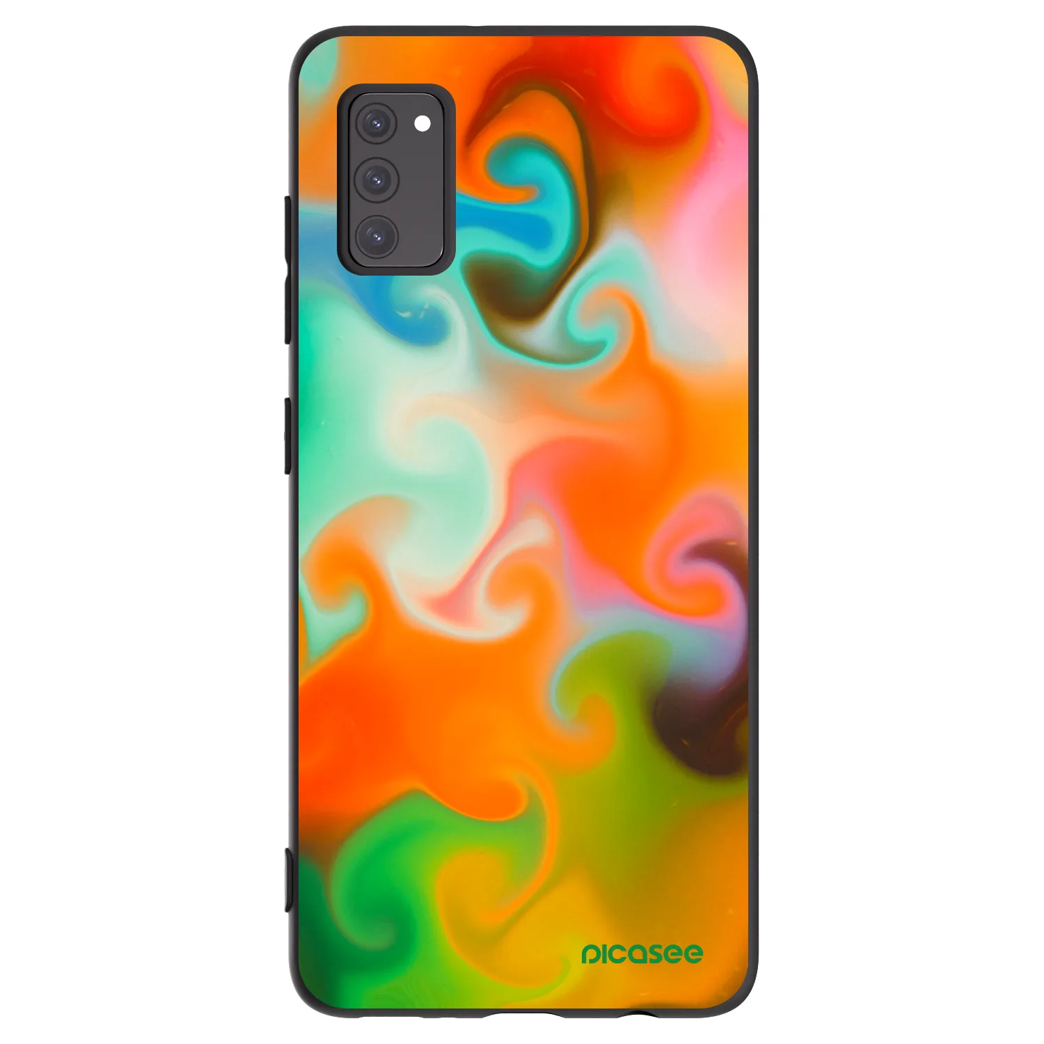 Picasee husă neagră din silicon pentru Samsung Galaxy A41 A415F - Juice