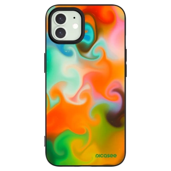 Picasee husă neagră din silicon pentru Apple iPhone 12 Pro - Juice