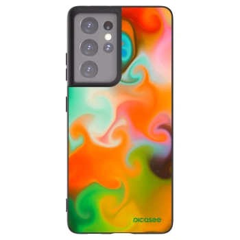 Picasee husă neagră din silicon pentru Samsung Galaxy S21 Ultra 5G G998B - Juice