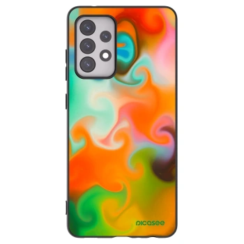 Picasee husă neagră din silicon pentru Samsung Galaxy A52 5G A525F - Juice