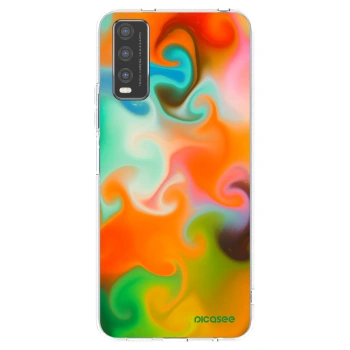 Picasee husă transparentă din silicon pentru Vivo Y20s - Juice