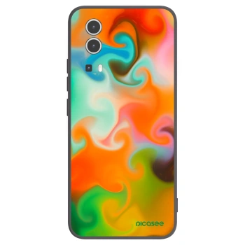 Picasee husă neagră din silicon pentru Vivo Y72 5G - Juice