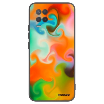Picasee husă neagră din silicon pentru Realme 8 5G - Juice