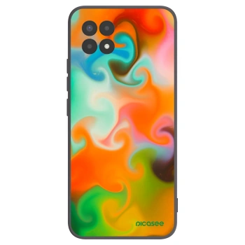 Picasee husă neagră din silicon pentru Realme 8i - Juice