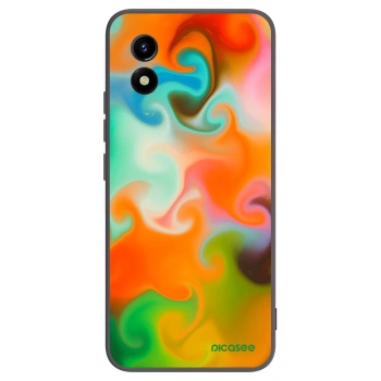 Picasee husă neagră din silicon pentru Vivo Y01 - Juice