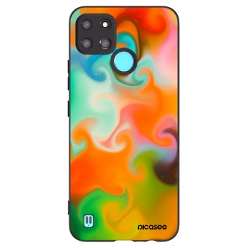 Picasee husă neagră din silicon pentru Realme C21Y - Juice