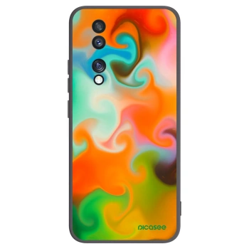 Picasee husă neagră din silicon pentru Honor 70 - Juice