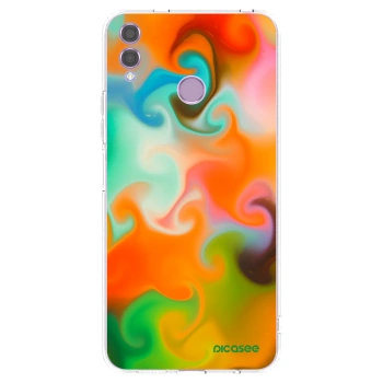 Picasee husă transparentă din silicon pentru Honor 8X - Juice