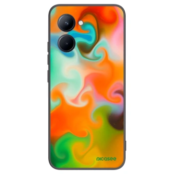 Picasee husă neagră din silicon pentru Realme C33 (2023) - Juice