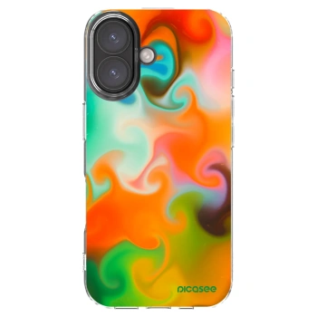 Picasee husă transparentă din silicon pentru Apple iPhone 16 - Juice