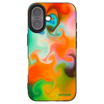 Picasee husă neagră din silicon pentru Apple iPhone 16 - Juice