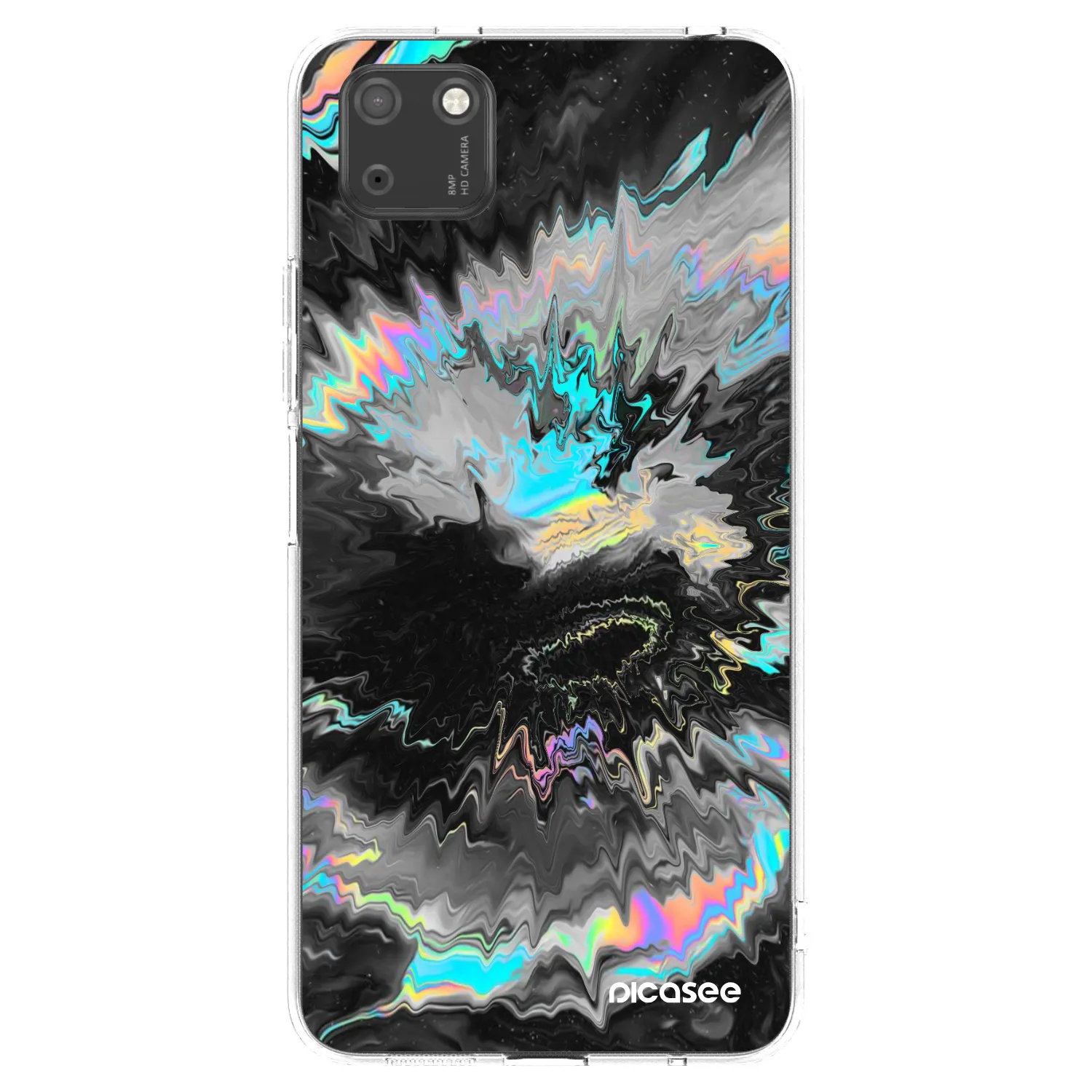 Picasee husă transparentă din silicon pentru Huawei Y5P - Magnetic
