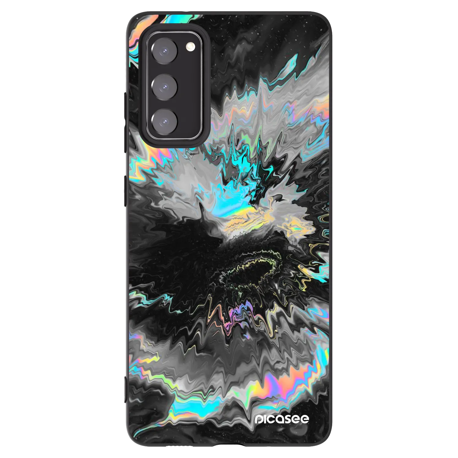 Picasee husă neagră din silicon pentru Samsung Galaxy S20 FE - Magnetic