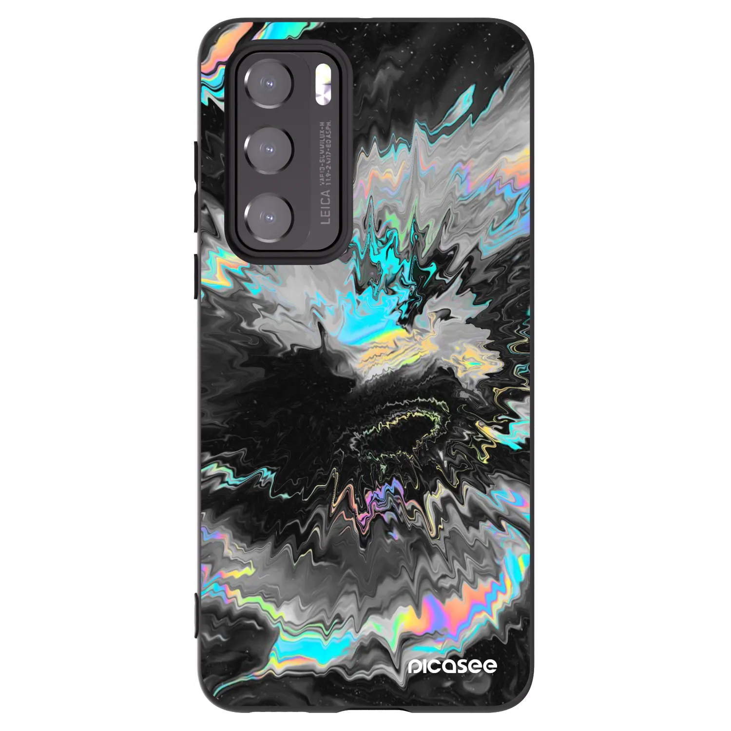 Picasee husă neagră din silicon pentru Huawei P40 - Magnetic
