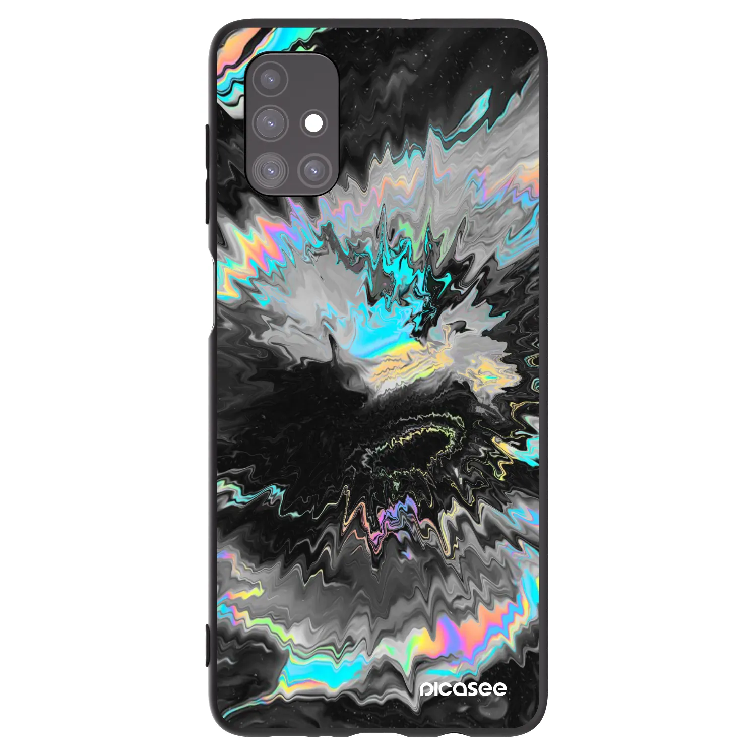 Picasee husă neagră din silicon pentru Samsung Galaxy M51 M515F - Magnetic