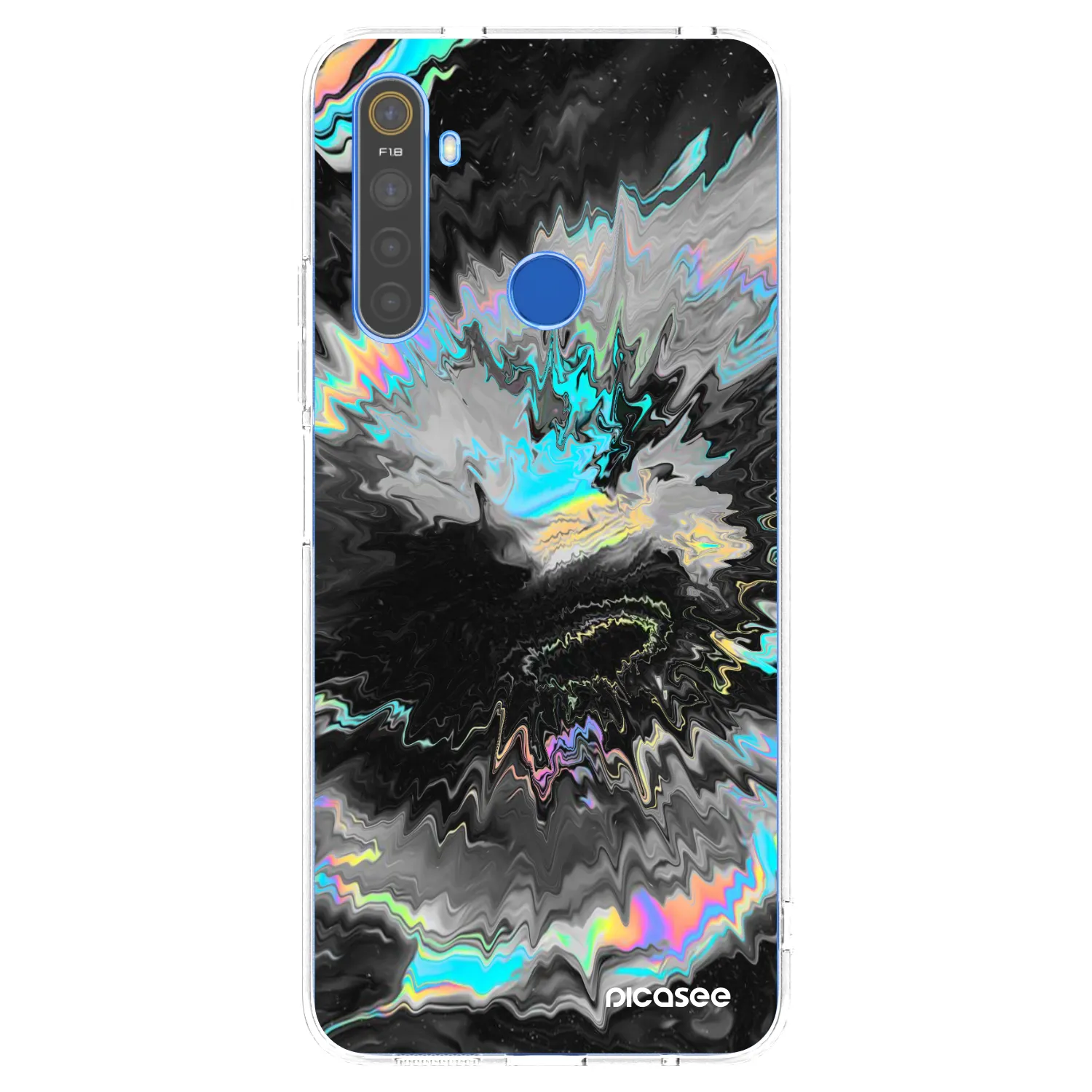 Picasee husă transparentă din silicon pentru Realme 5 - Magnetic