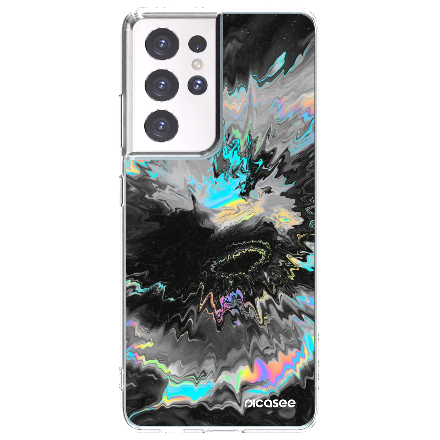 Picasee husă transparentă din silicon pentru Samsung Galaxy S21 Ultra 5G G998B - Magnetic