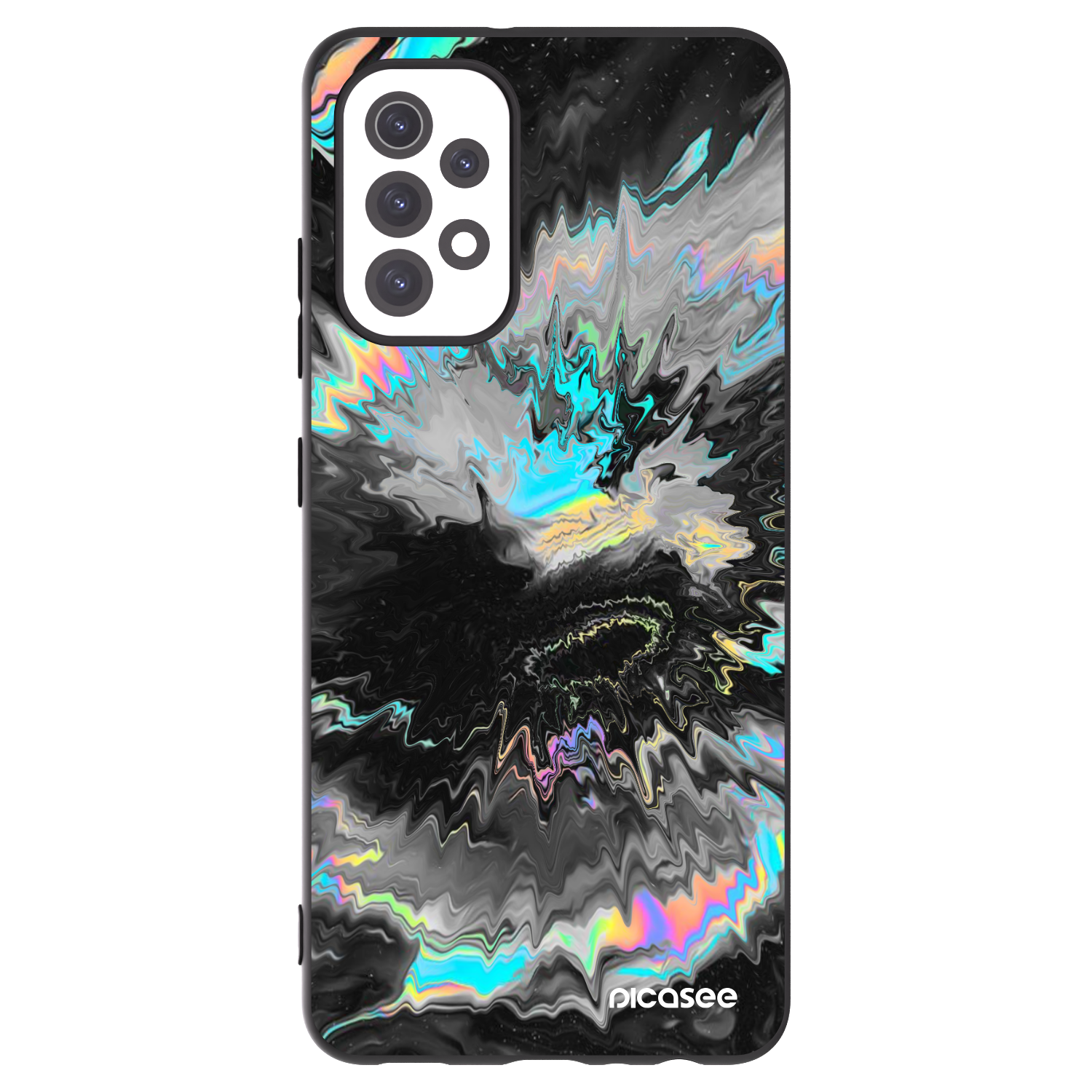 Picasee husă neagră din silicon pentru Samsung Galaxy A32 5G A326B - Magnetic