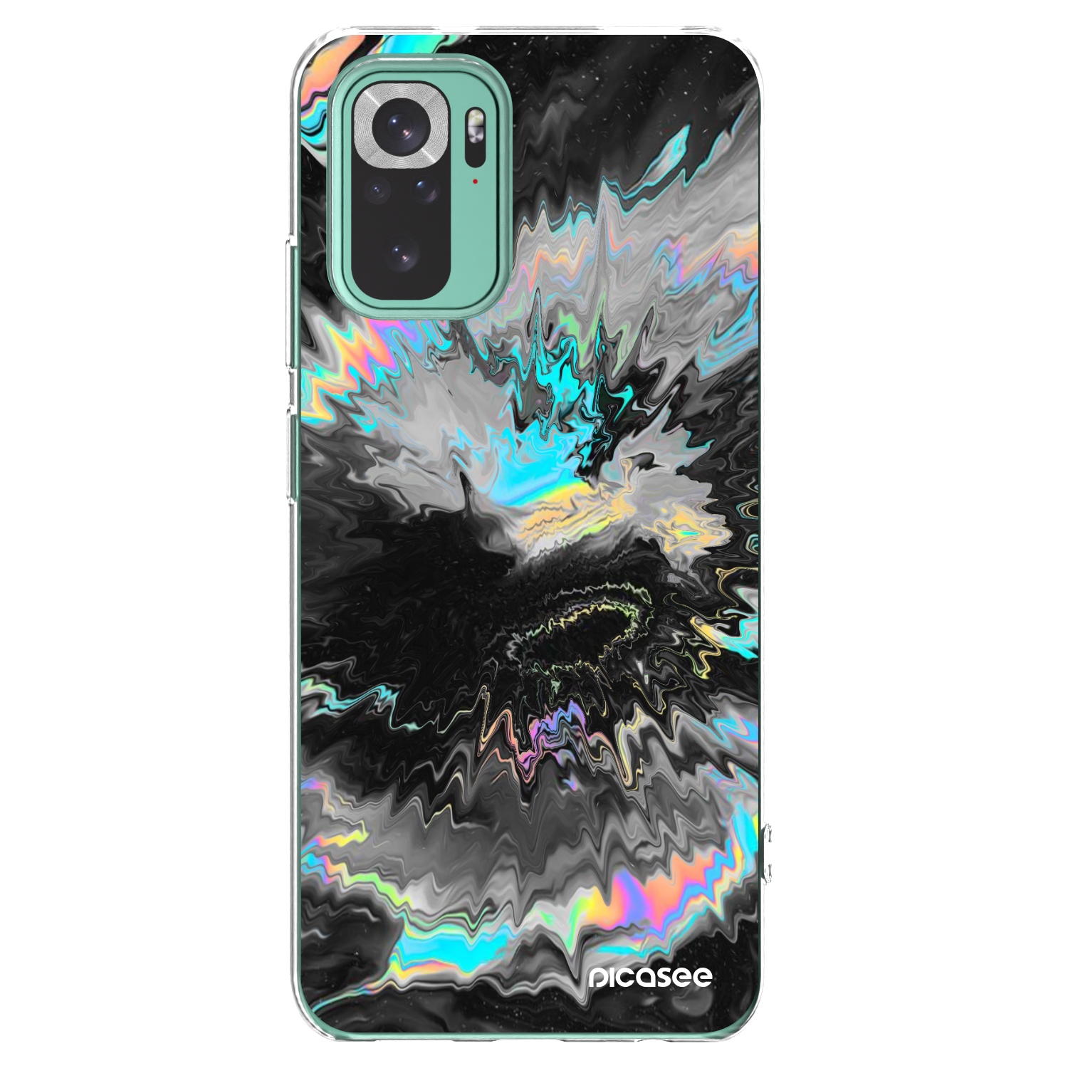 Picasee husă transparentă din silicon pentru Xiaomi Redmi Note 10 Pro - Magnetic