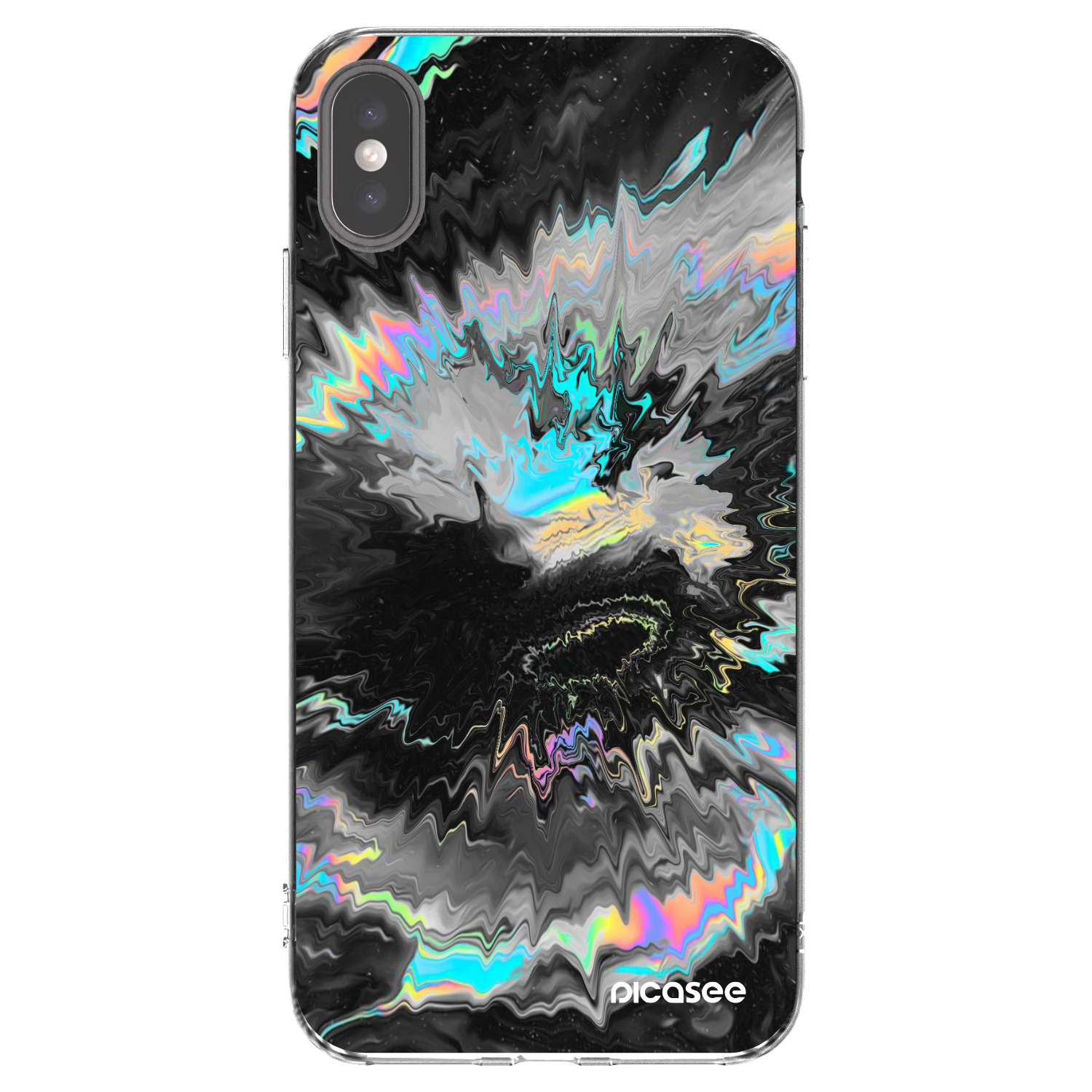 Picasee husă transparentă din silicon pentru Apple iPhone XS Max - Magnetic