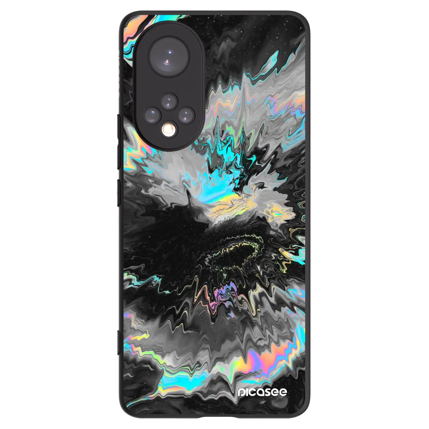 Picasee husă neagră din silicon pentru Huawei Nova 9 - Magnetic