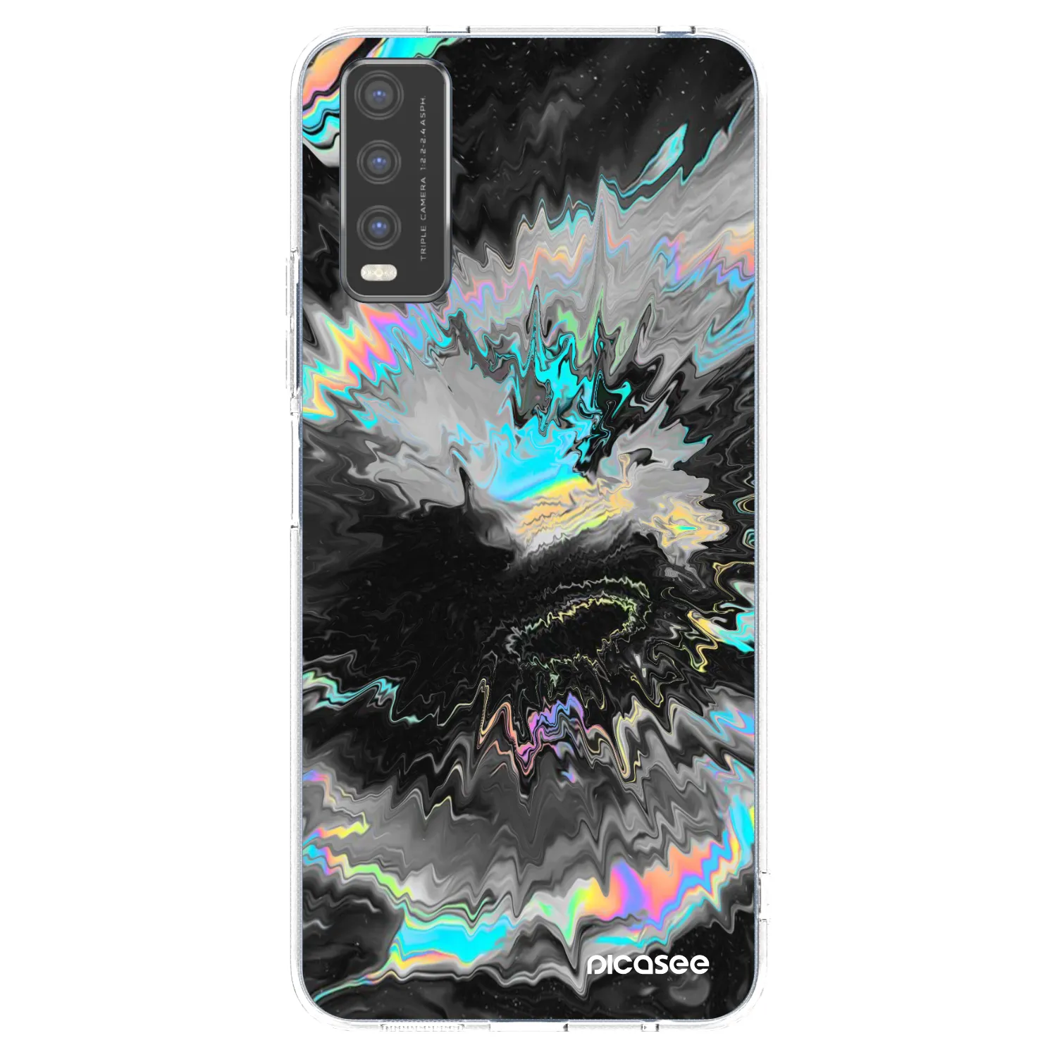 Picasee husă transparentă din silicon pentru Vivo Y20s - Magnetic