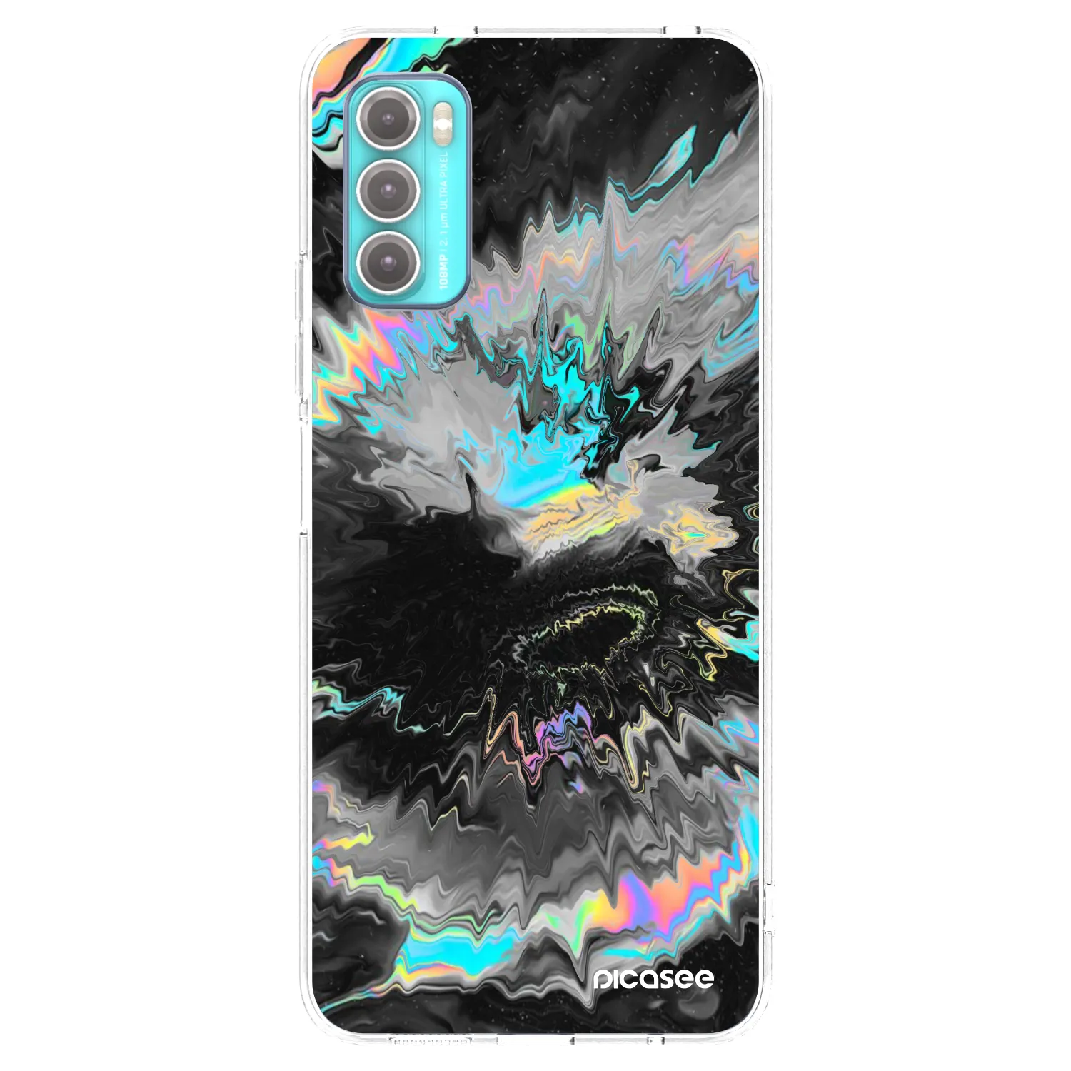 Picasee husă transparentă din silicon pentru Motorola Moto G60 - Magnetic