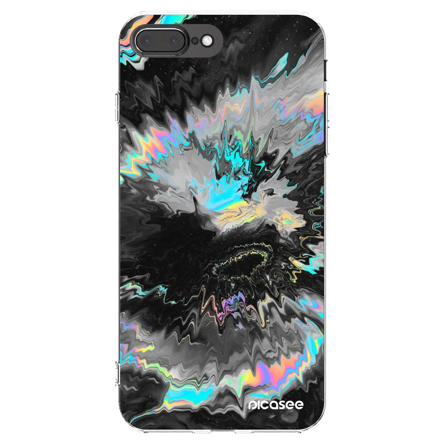 Picasee husă transparentă din silicon pentru Apple iPhone 7 Plus - Magnetic