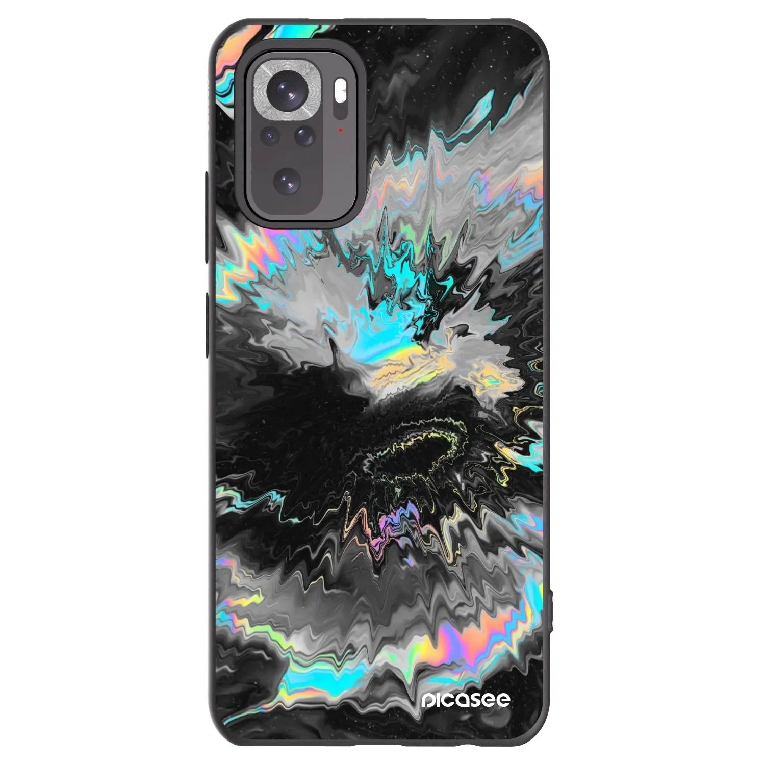 Picasee husă neagră din silicon pentru Xiaomi Redmi Note 11S 4G - Magnetic