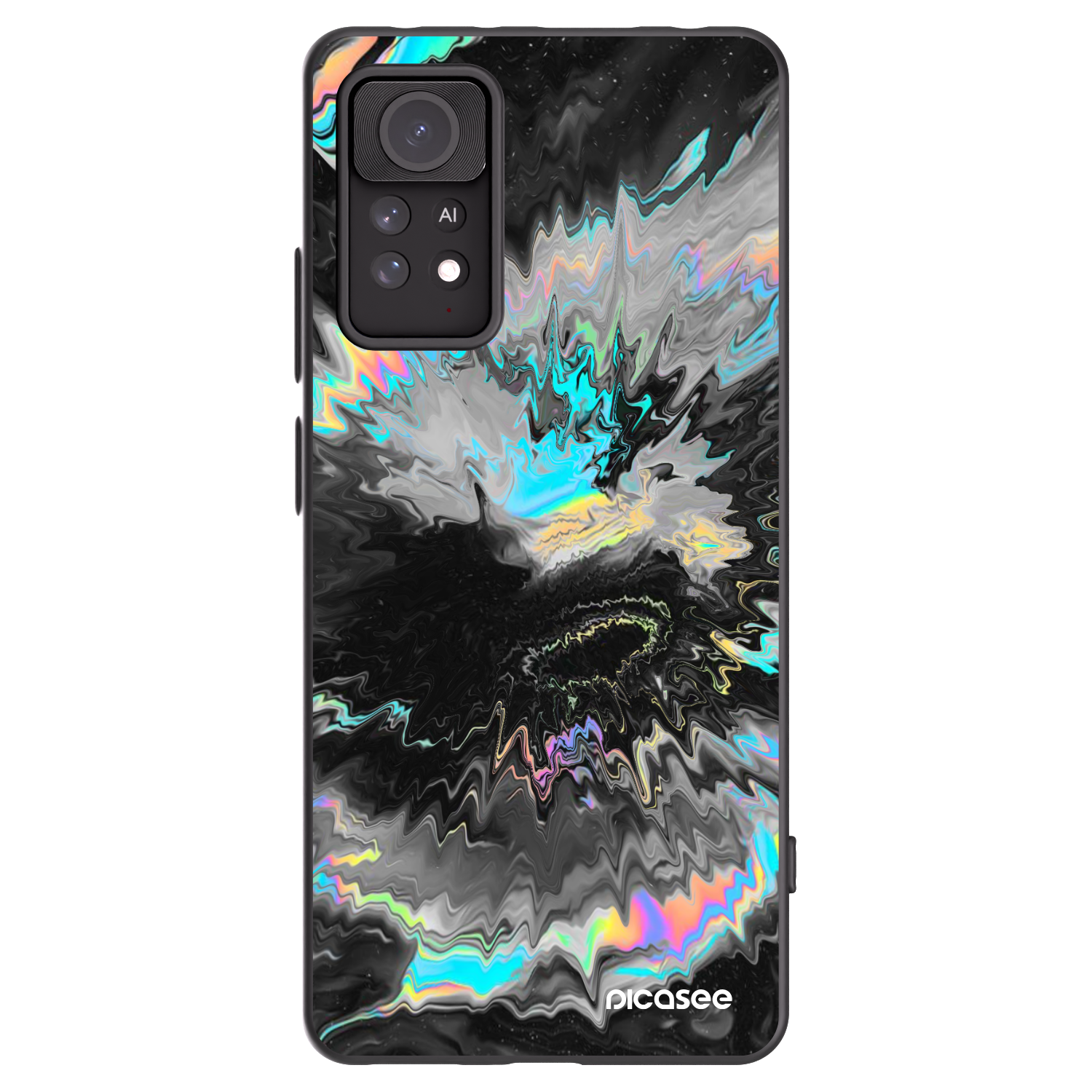 Picasee husă neagră din silicon pentru Xiaomi Redmi Note 11 Pro 5G - Magnetic