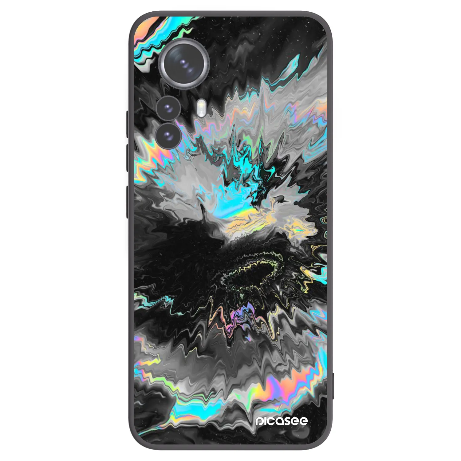 Picasee husă neagră din silicon pentru Xiaomi 12 Pro - Magnetic