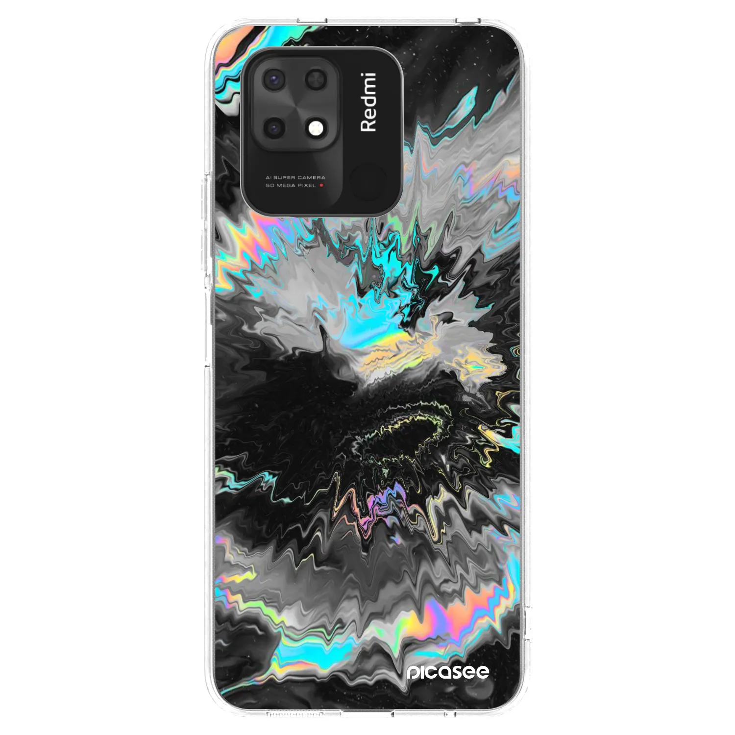 Picasee husă transparentă din silicon pentru Xiaomi Redmi 10C - Magnetic