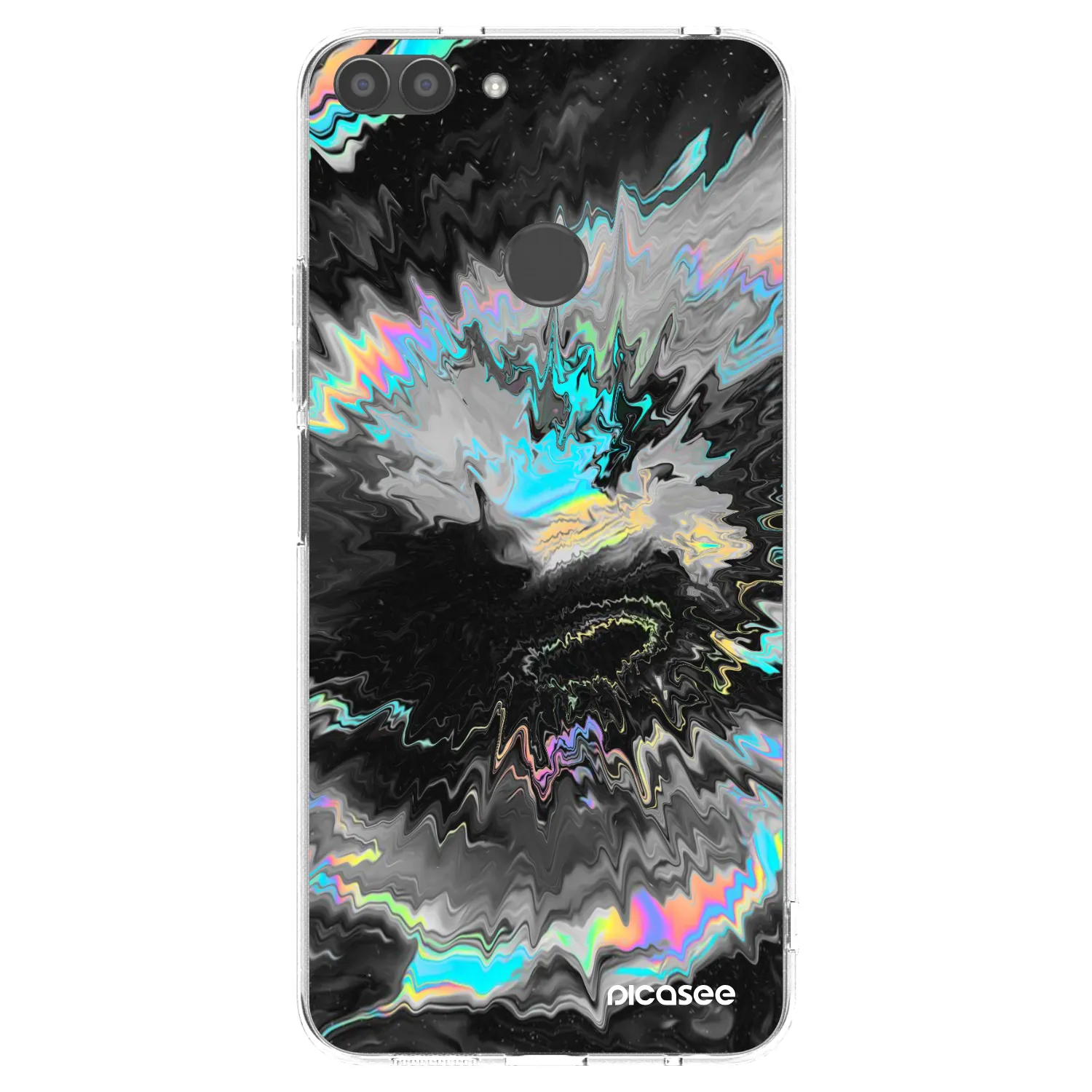 Picasee husă transparentă din silicon pentru Huawei P Smart - Magnetic