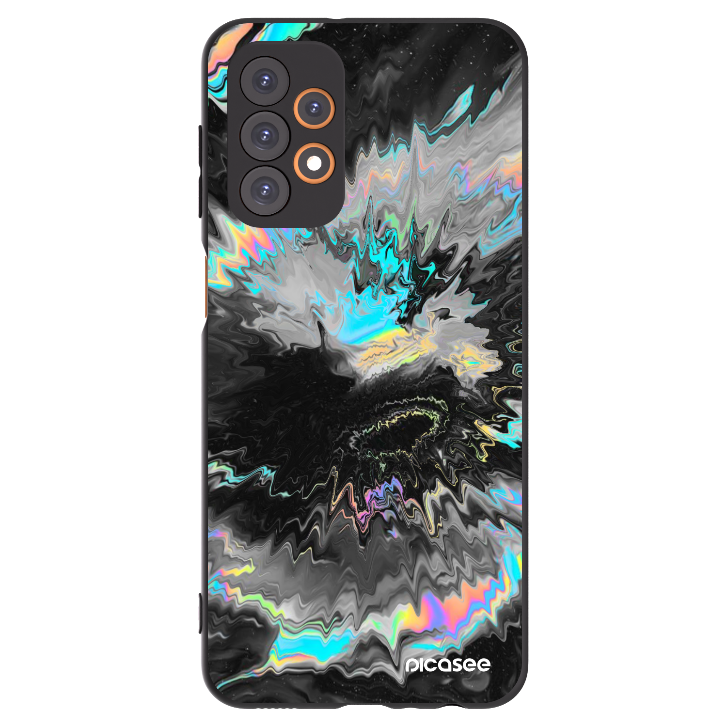 Picasee husă neagră din silicon pentru Samsung Galaxy A23 A236B 5G - Magnetic