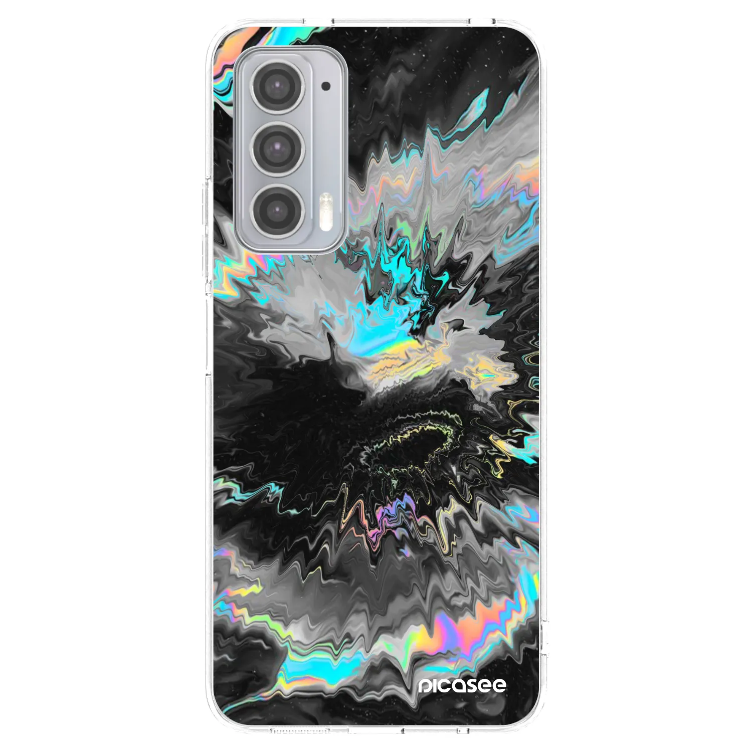Picasee husă transparentă din silicon pentru Motorola Edge 20 - Magnetic