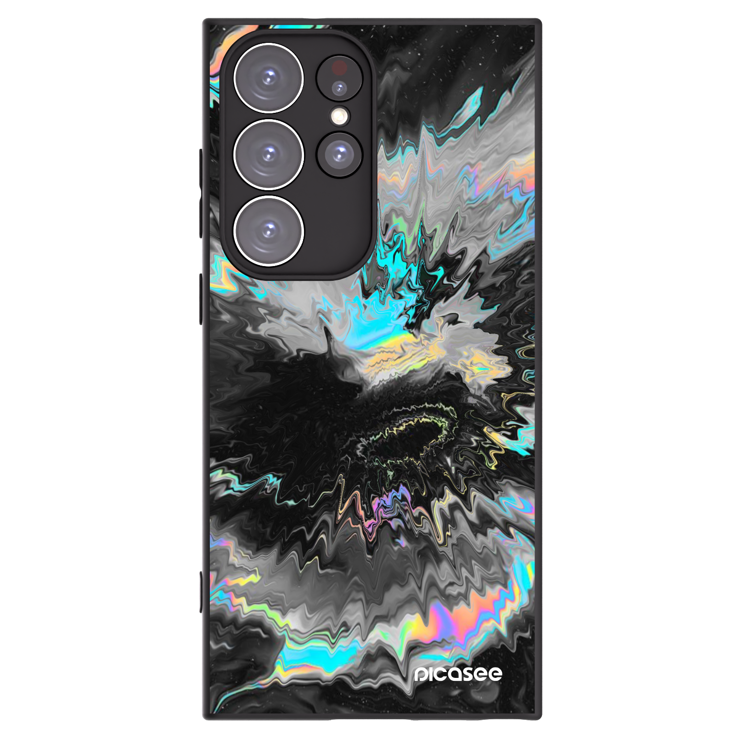 Picasee husă neagră din silicon pentru Samsung Galaxy S23 Ultra 5G - Magnetic