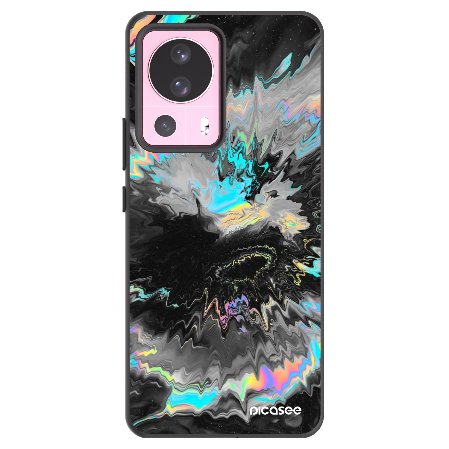 Picasee husă neagră din silicon pentru Xiaomi 13 Lite - Magnetic