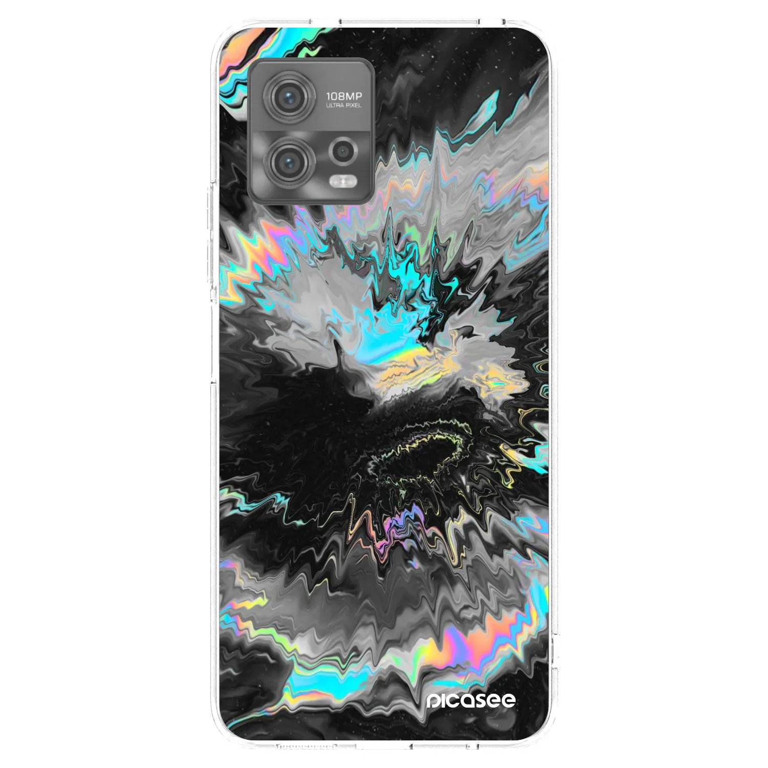 Picasee husă transparentă din silicon pentru Motorola Moto G72 - Magnetic