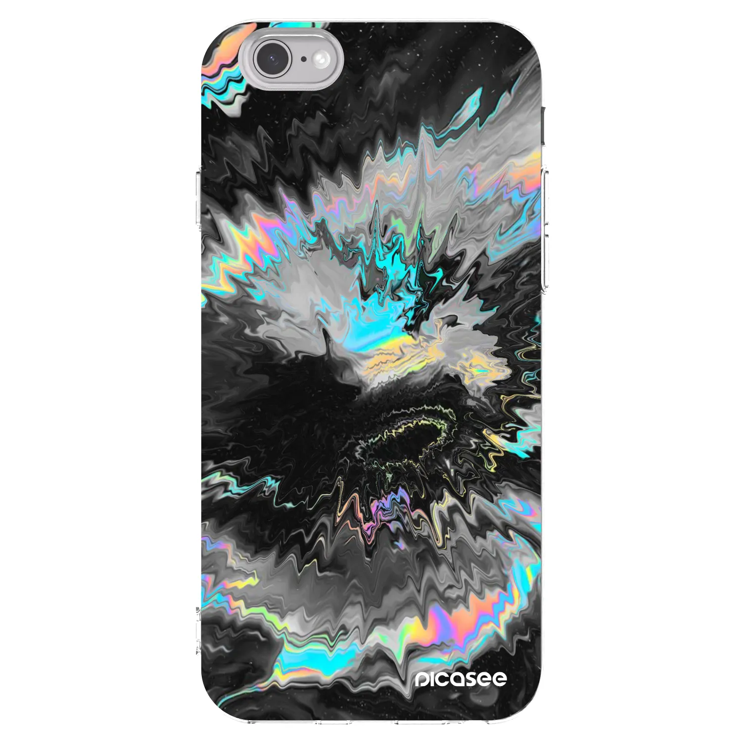 Picasee husă transparentă din silicon pentru Apple iPhone 6/6S - Magnetic