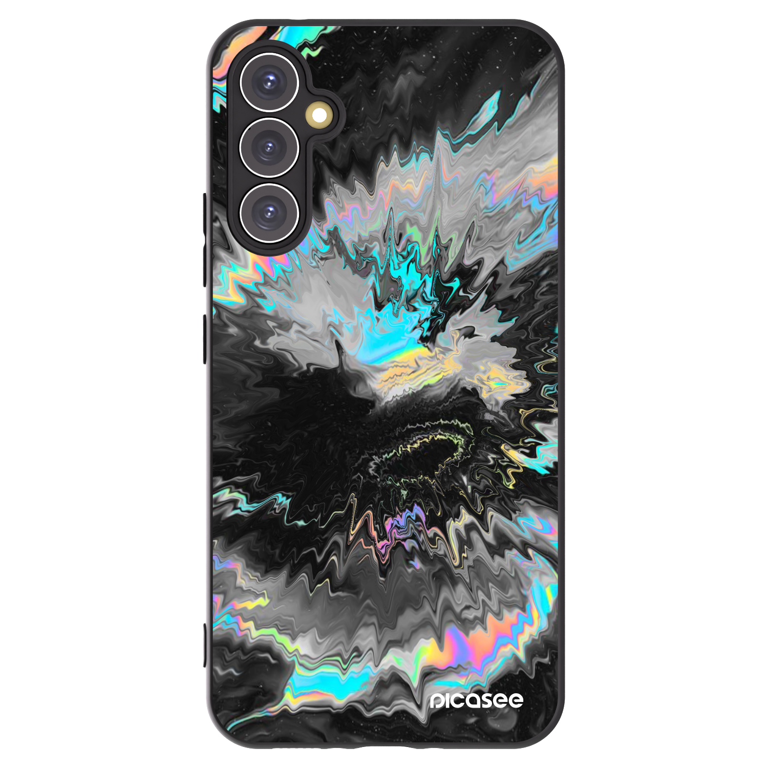 Picasee husă neagră din silicon pentru Samsung Galaxy A34 5G A346B - Magnetic