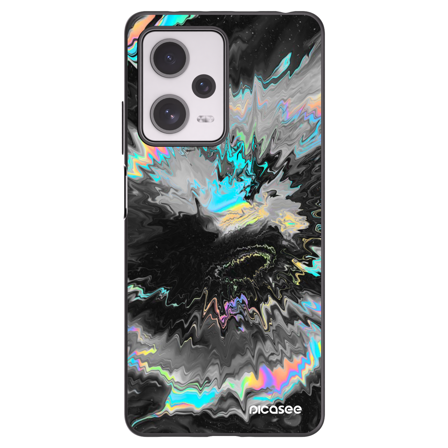 Picasee husă neagră din silicon pentru Xiaomi Redmi Note 12 Pro+ 5G - Magnetic