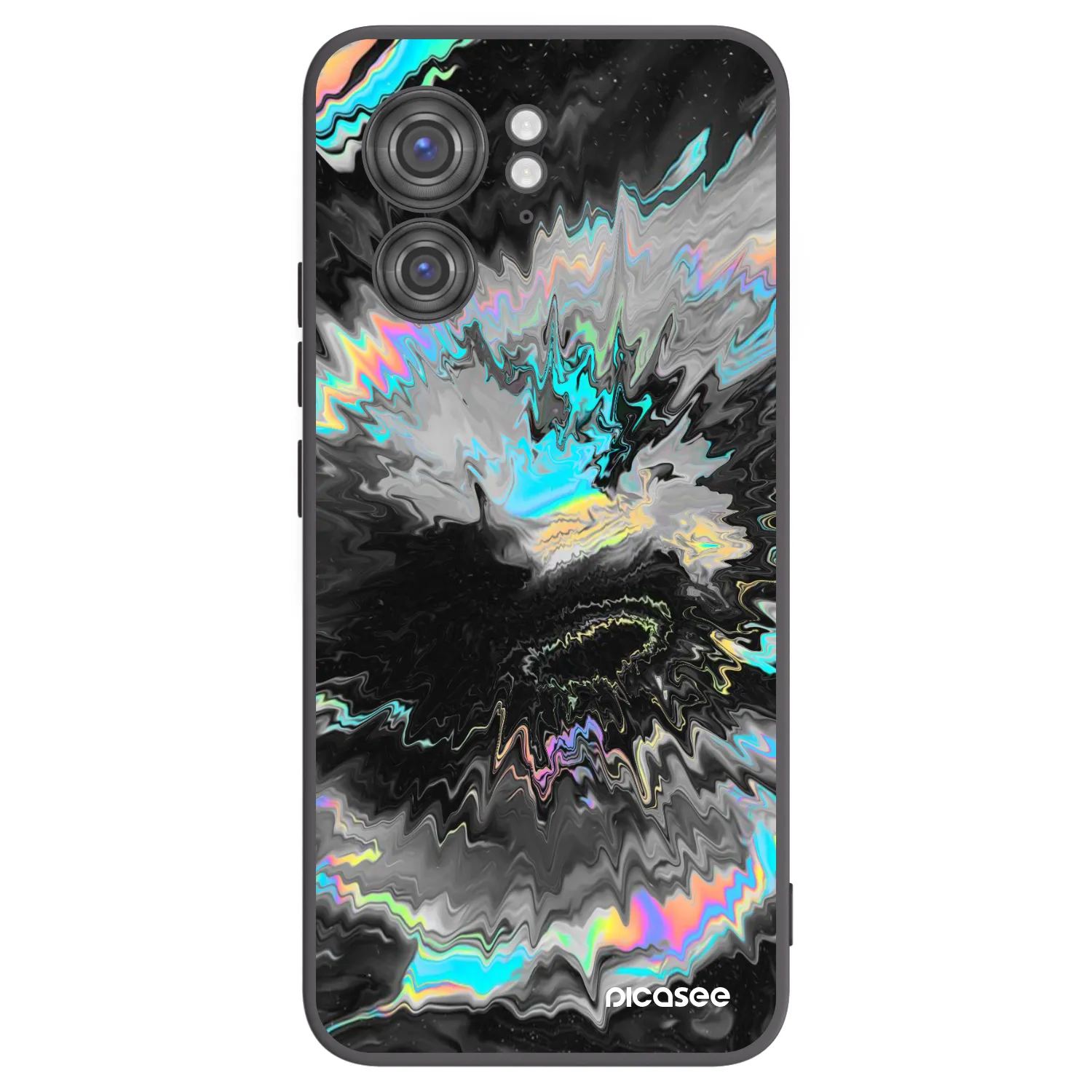 Picasee husă neagră din silicon pentru Motorola Edge 40 - Magnetic