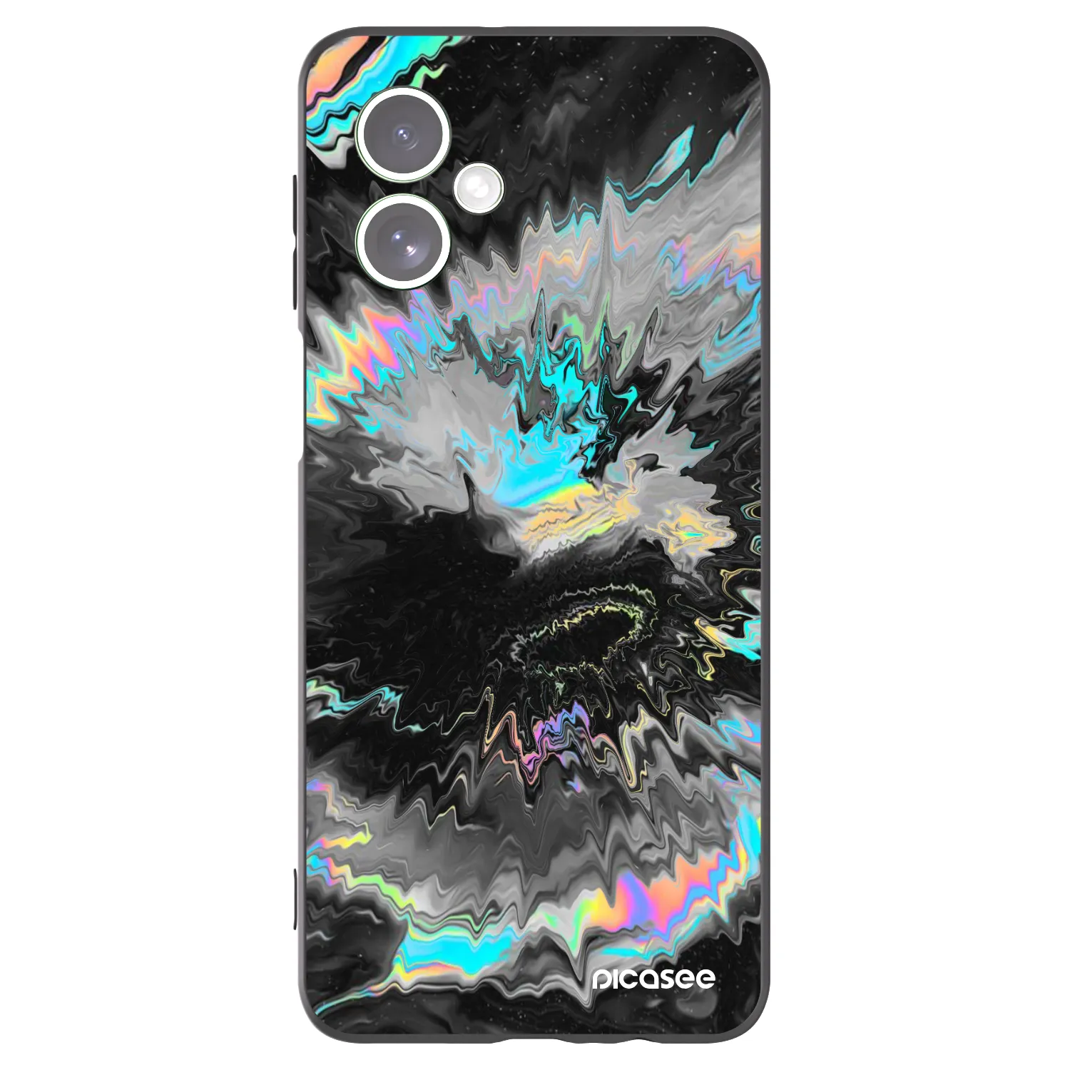 Picasee husă neagră din silicon pentru Motorola Moto G54 5G - Magnetic