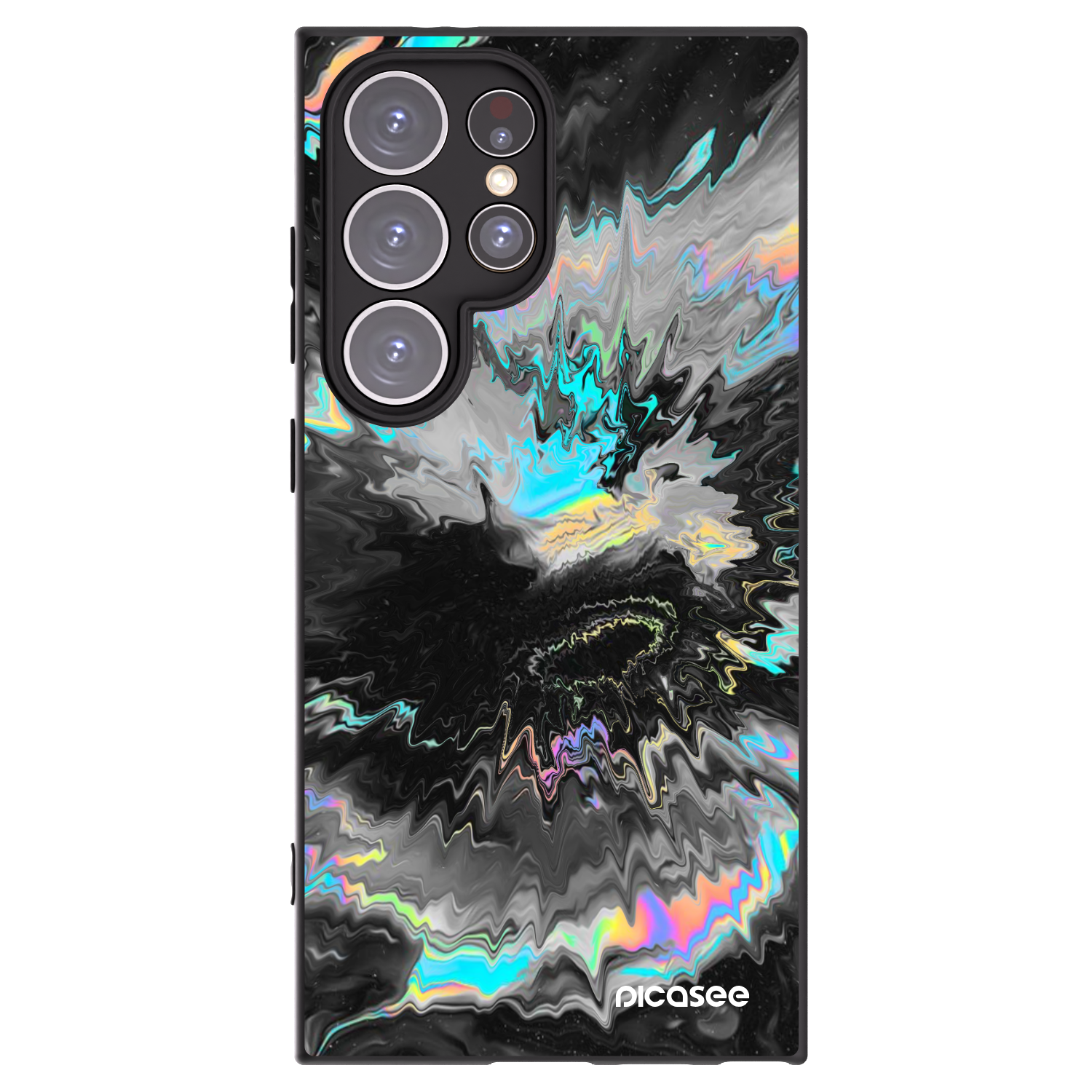 Picasee husă neagră din silicon pentru Samsung Galaxy S24 Ultra S928B 5G - Magnetic