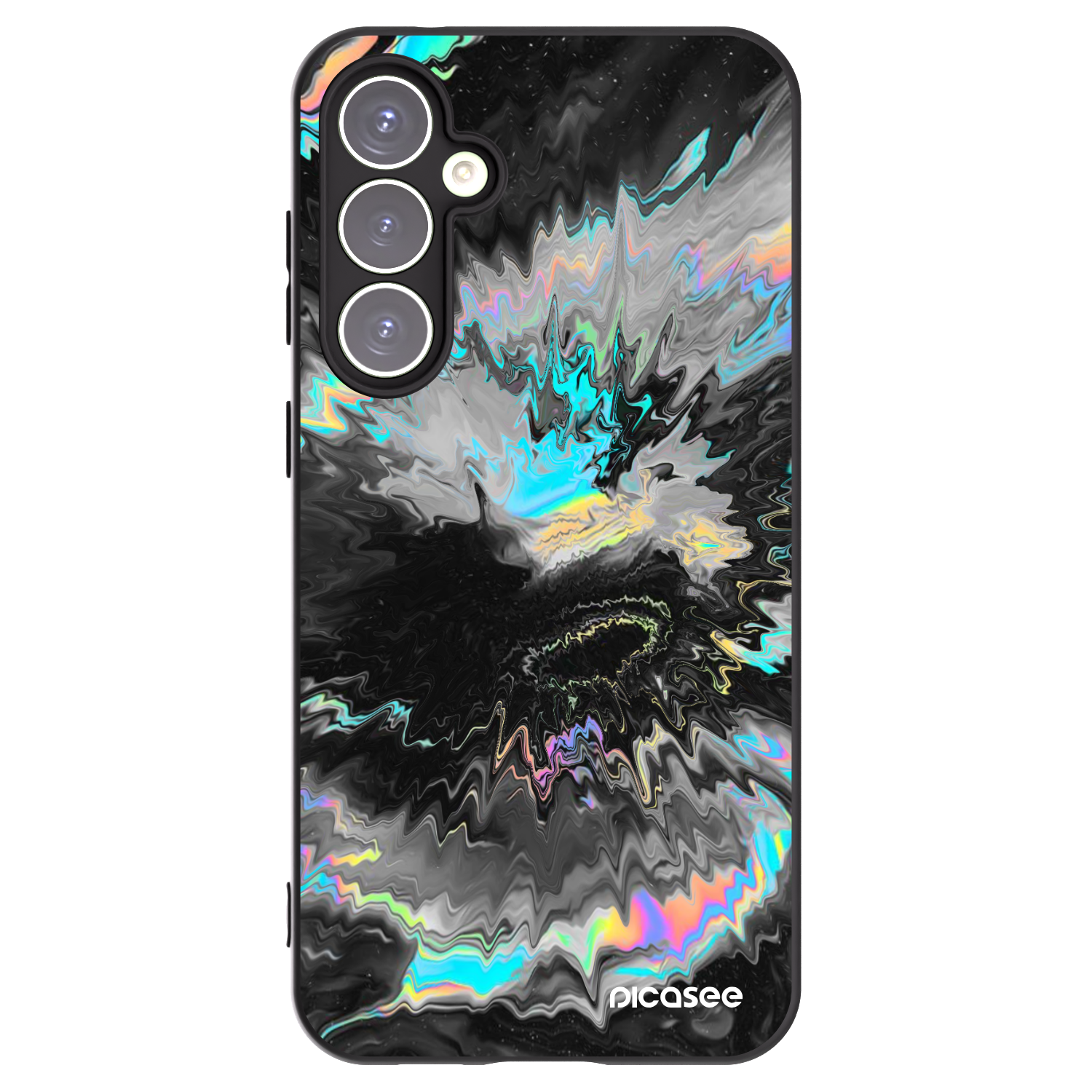 Picasee husă neagră din silicon pentru Samsung Galaxy S23 FE S711B - Magnetic
